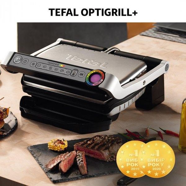 Гриль TEFAL OptiGrill+ GC712D34 1702336011 фото