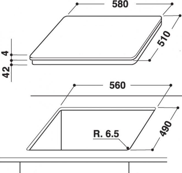 Варильна поверхня електрична WHIRLPOOL AKT 8130 BA 1700836497 фото