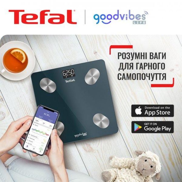 Смарт-весы Tefal GOODVIBES LIFE + BM9620S1 1702201150 фото