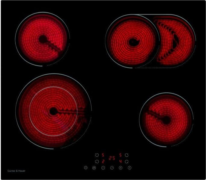 Варильна поверхня електрична GUNTER&HAUER CER 642 1700836401 фото
