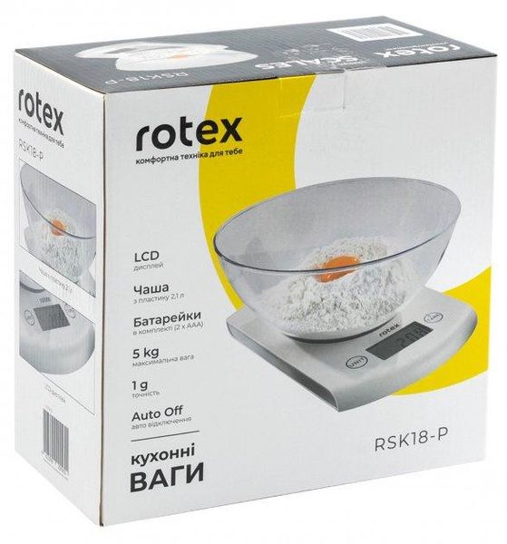 Ваги кухонні ROTEX RSK18-P 1702336865 фото