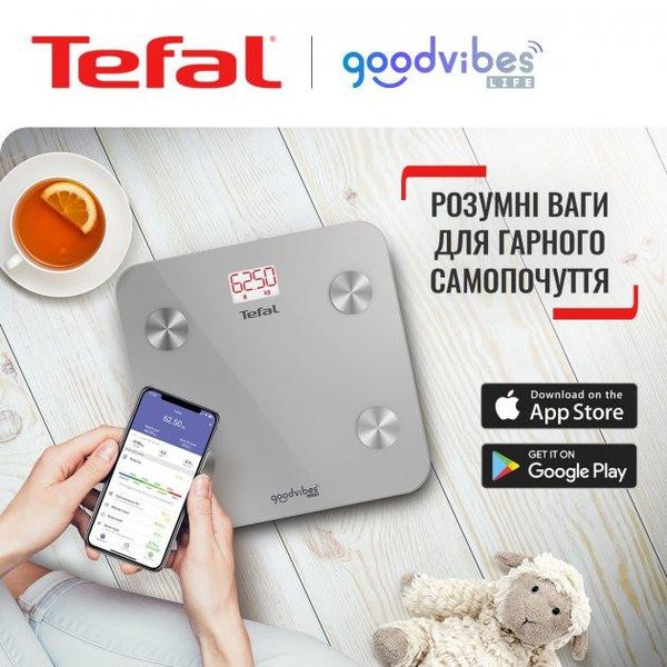 Смарт-весы Tefal GOODVIBES LIFE BM9600S1 1702201189 фото