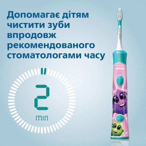 Електрична зубна щітка PHILIPS Sonicare For Kids HX6322/04 1702201191 фото