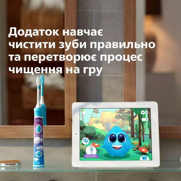 Електрична зубна щітка PHILIPS Sonicare For Kids HX6322/04 1702201191 фото