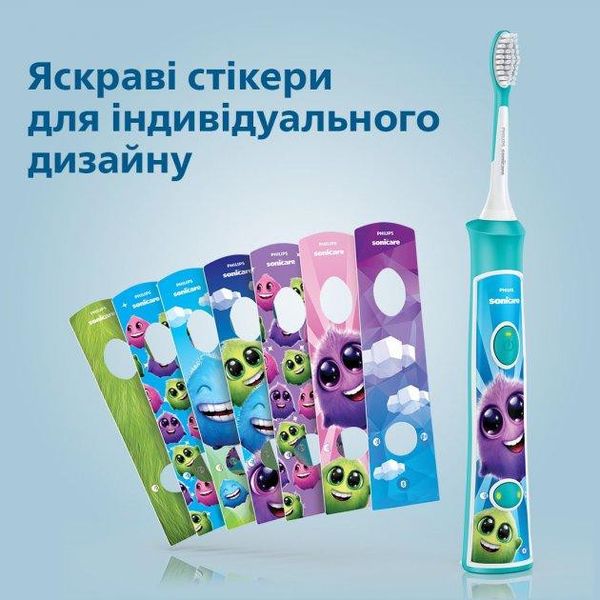 Електрична зубна щітка PHILIPS Sonicare For Kids HX6322/04 1702201191 фото